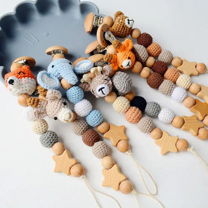 Woodland Whimsy: Crochet Critter Paci Clips