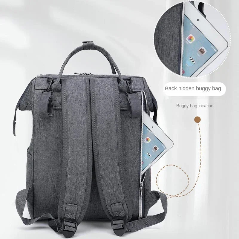 MomEase: Stroller-to-Shoulder Diaper Backpack